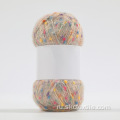 OEM ODM 80% полиэстер 20% акрил, скрученная меланжевая пряжа, необработанная